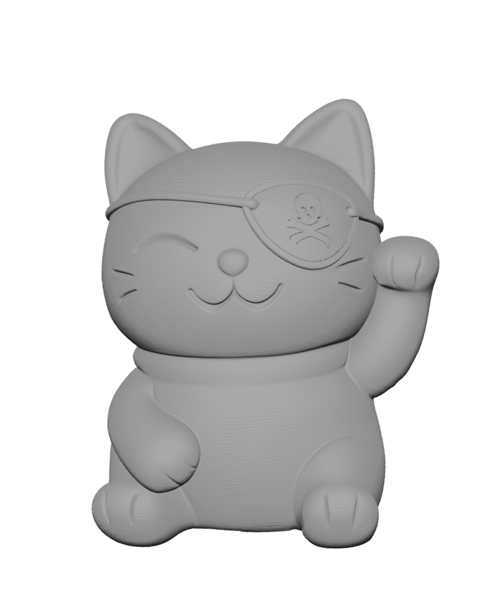 Pirate Neko figurine