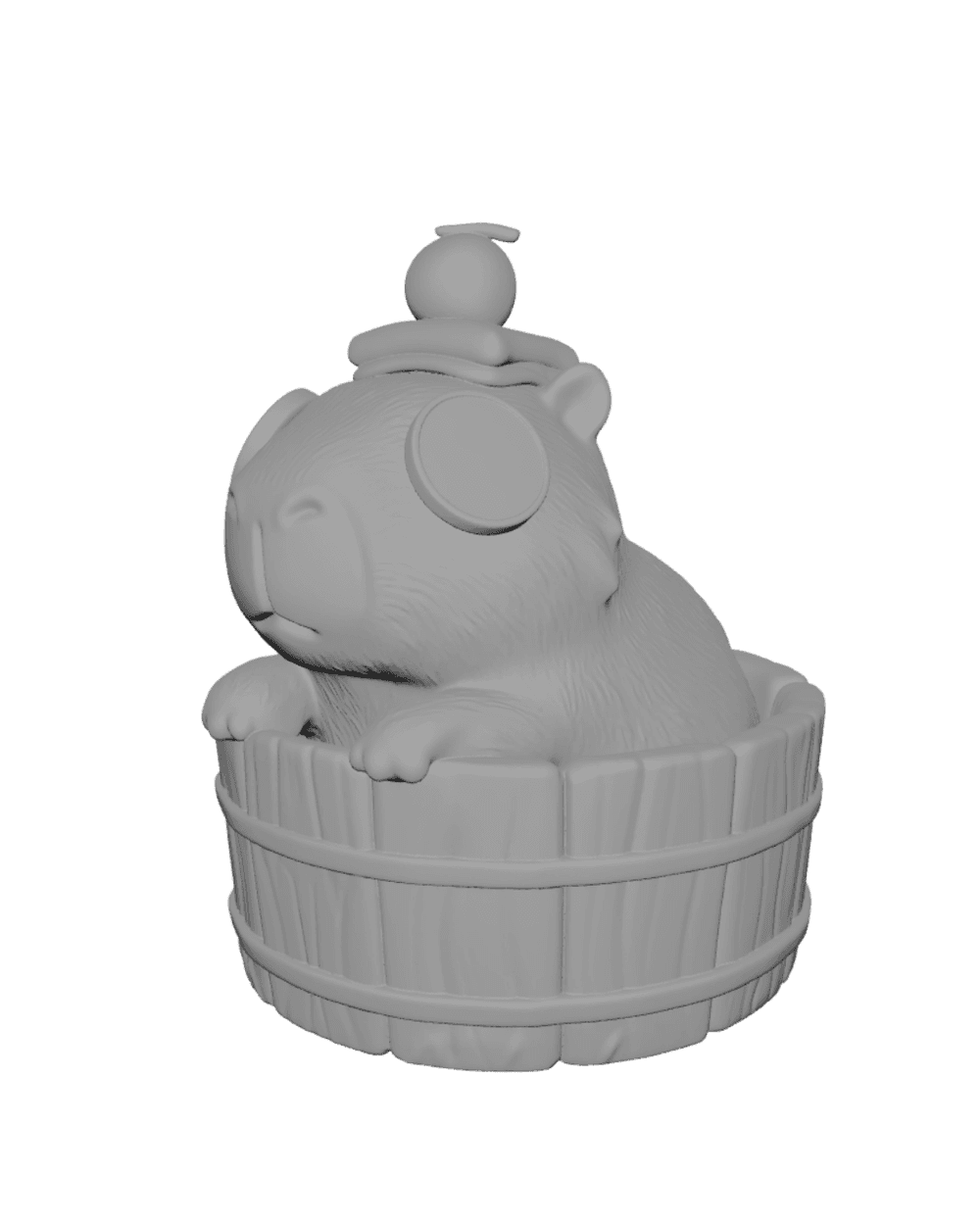Spa Capybara  figurine